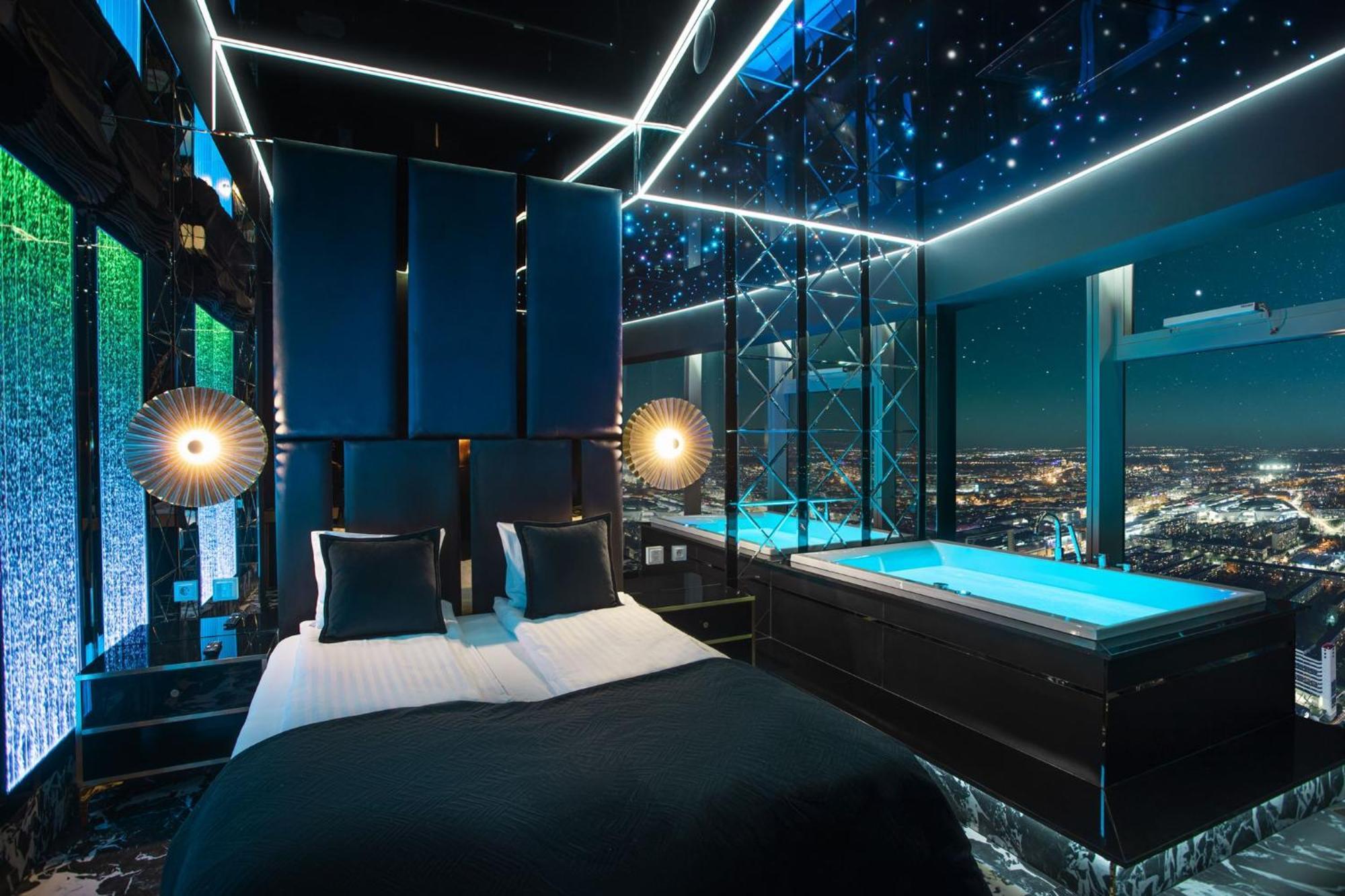 Apartamenty Sky Tower Z Jakuzzi Przy Oknie Wroclaw Dış mekan fotoğraf