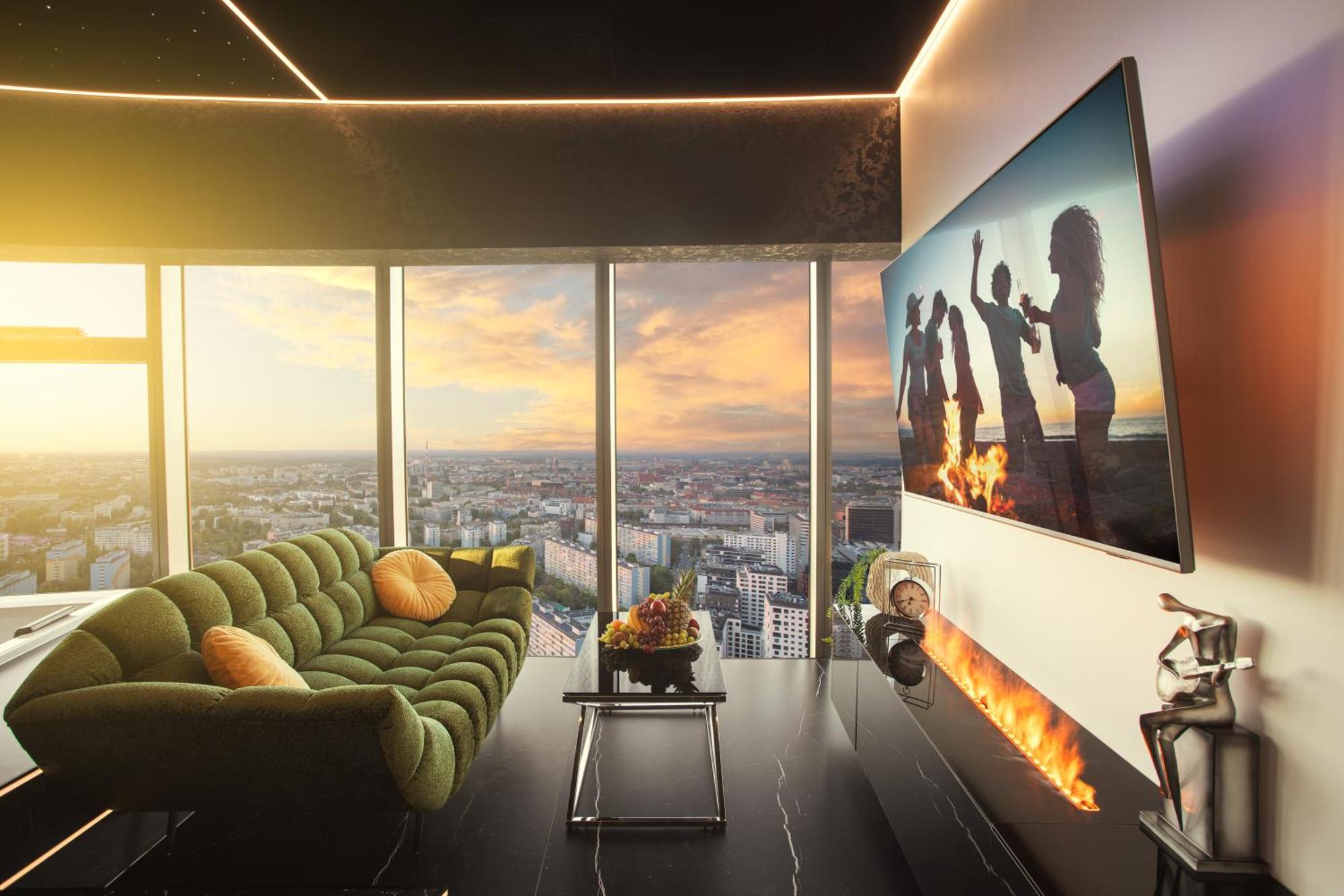 Apartamenty Sky Tower Z Jakuzzi Przy Oknie Wroclaw Dış mekan fotoğraf